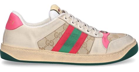 gucci pink trainers|Gucci Screener Sneakers .